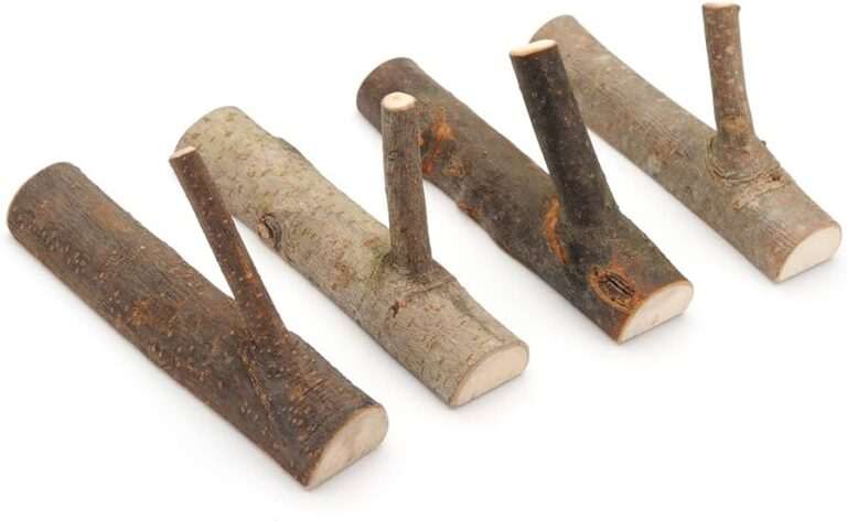 Ganchos De Madera Vintage Ganchos Pared Madera Natural Pack De