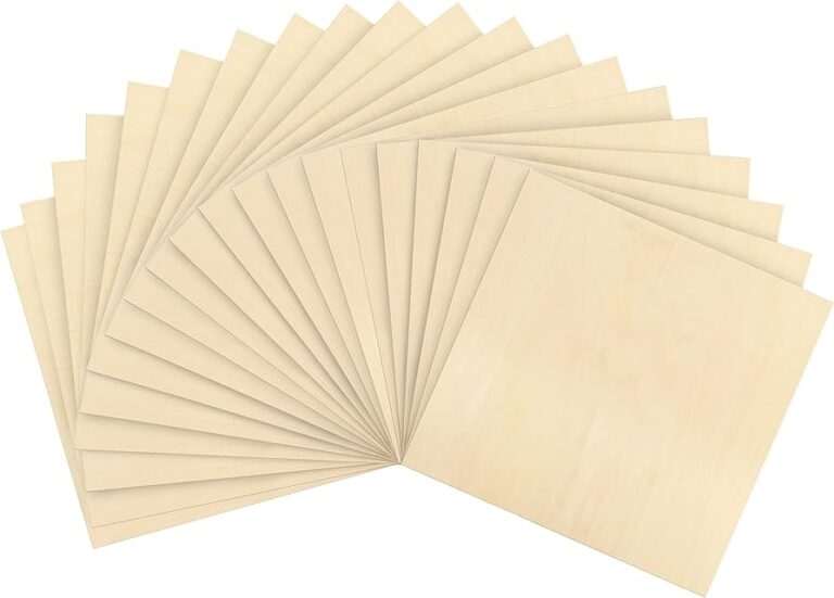 Lot De 30 Plaques Contreplaqué Tilleul A3 (420x297x2 Mm) – Pour Découpe Laser Et Travaux Manuels – Surface Lisse Non Traitée